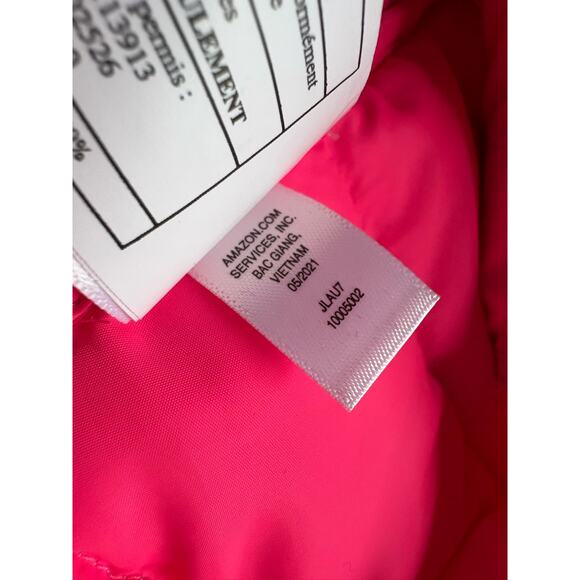 Girls' Rainbow Quilted Puffer Vest with Zip Closure Amazon Essential size XL - Picture 4 of 7